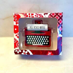 NWT Taylor Swift All Too Well Typewriter Ornament